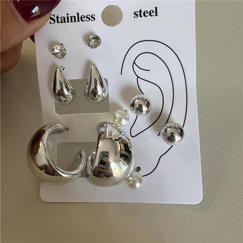 set orecchino liscio madame